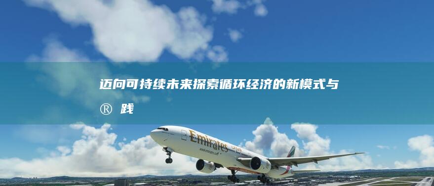 迈向可持续未来：探索循环经济的新模式与实践