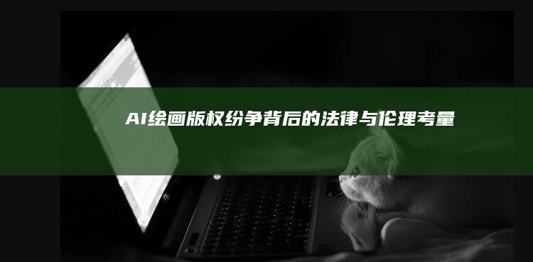 AI绘画版权纷争背后的法律与伦理考量