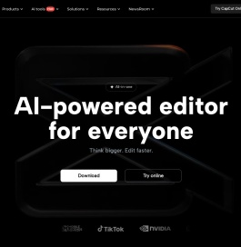 CapCut | 全功能影片編輯器和 AI 導向的平面設計工具