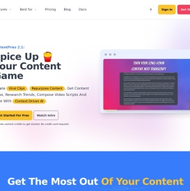 ContentFries - Make Content Enjoyable