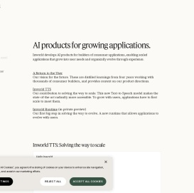 Inworld: real-time AI, ready for scaled production