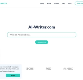 AI-Writer.com - Trustworthy AI Writing for Academia & Marketing