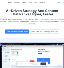 AI SEO Content & Competitor Insights Tool - Kafkai