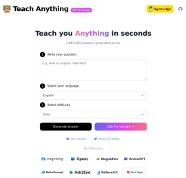 Teach Anything
