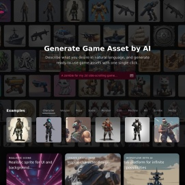 AI Game Assets Generator - generate free game assets in seconds by AI, integrate AI workflow in your game, GPT for game development